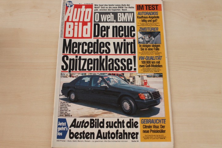 Deckblatt Auto Bild (07/1990)